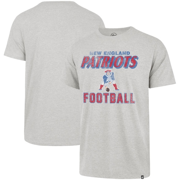 Mens Patriots Gray Dozer Franklin Pat Patriot s/s tee size medium - Picture 1 of 3